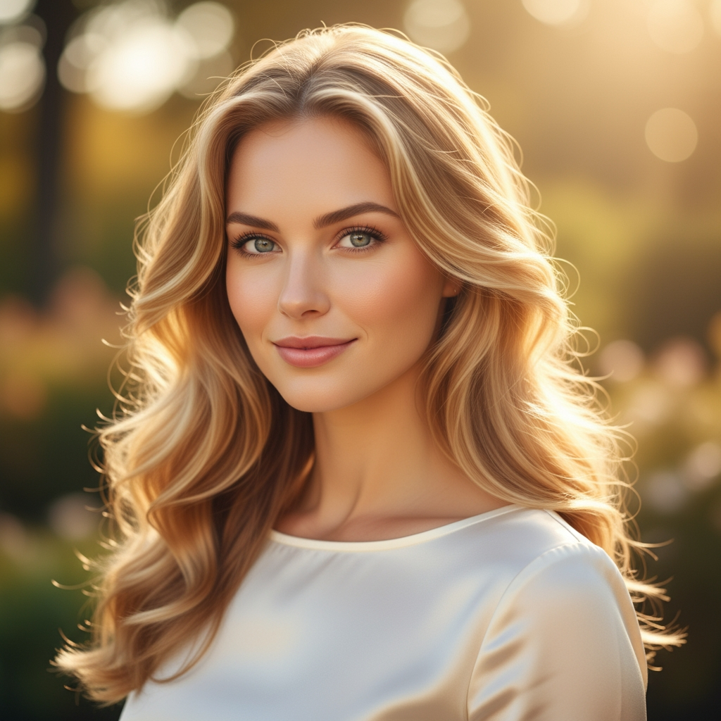 Soft feminine header image with AI accents